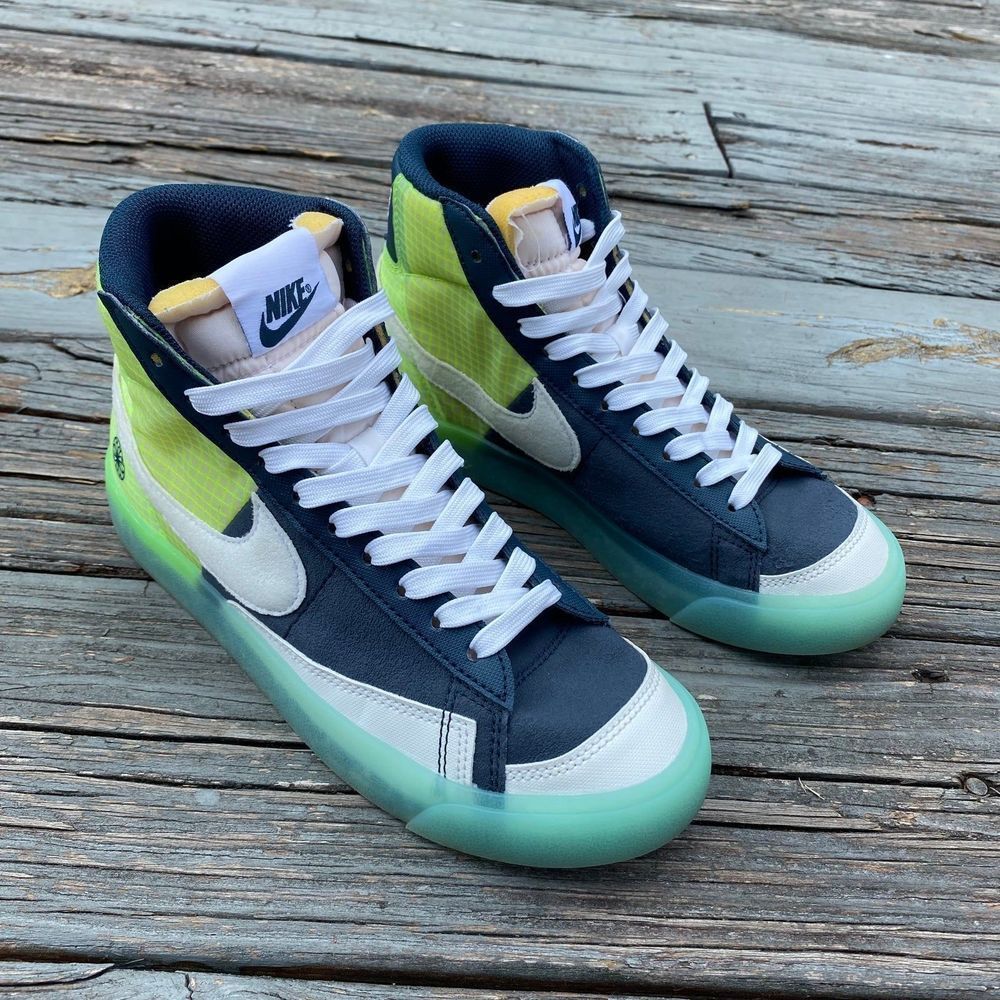 NIKE BLAZER MID 77S MOVE TO ZERO IN ARMORY NAVY - Women Urban Shoes - SIZE 7.5 - Picture 4 of 12